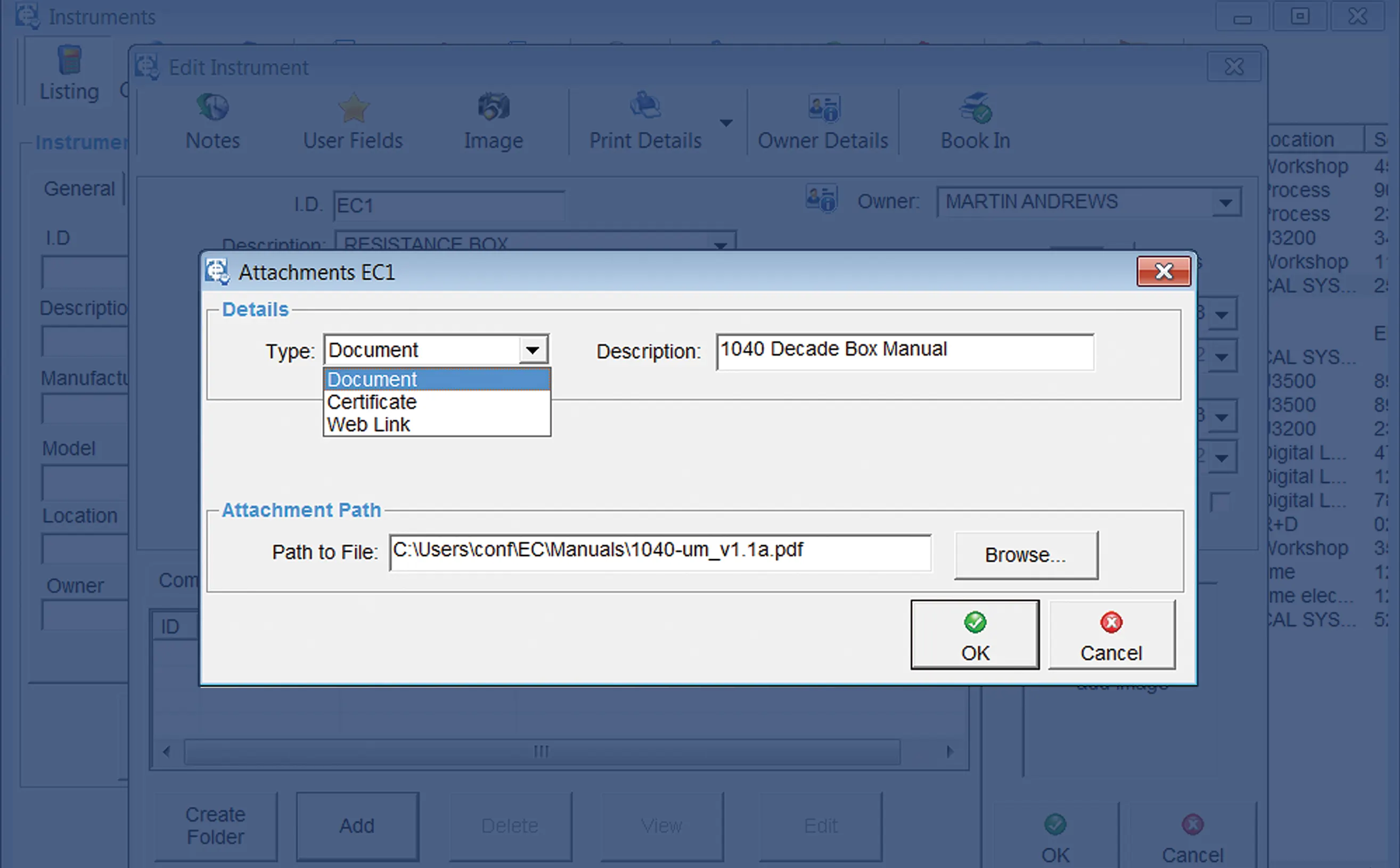 Document Attachments