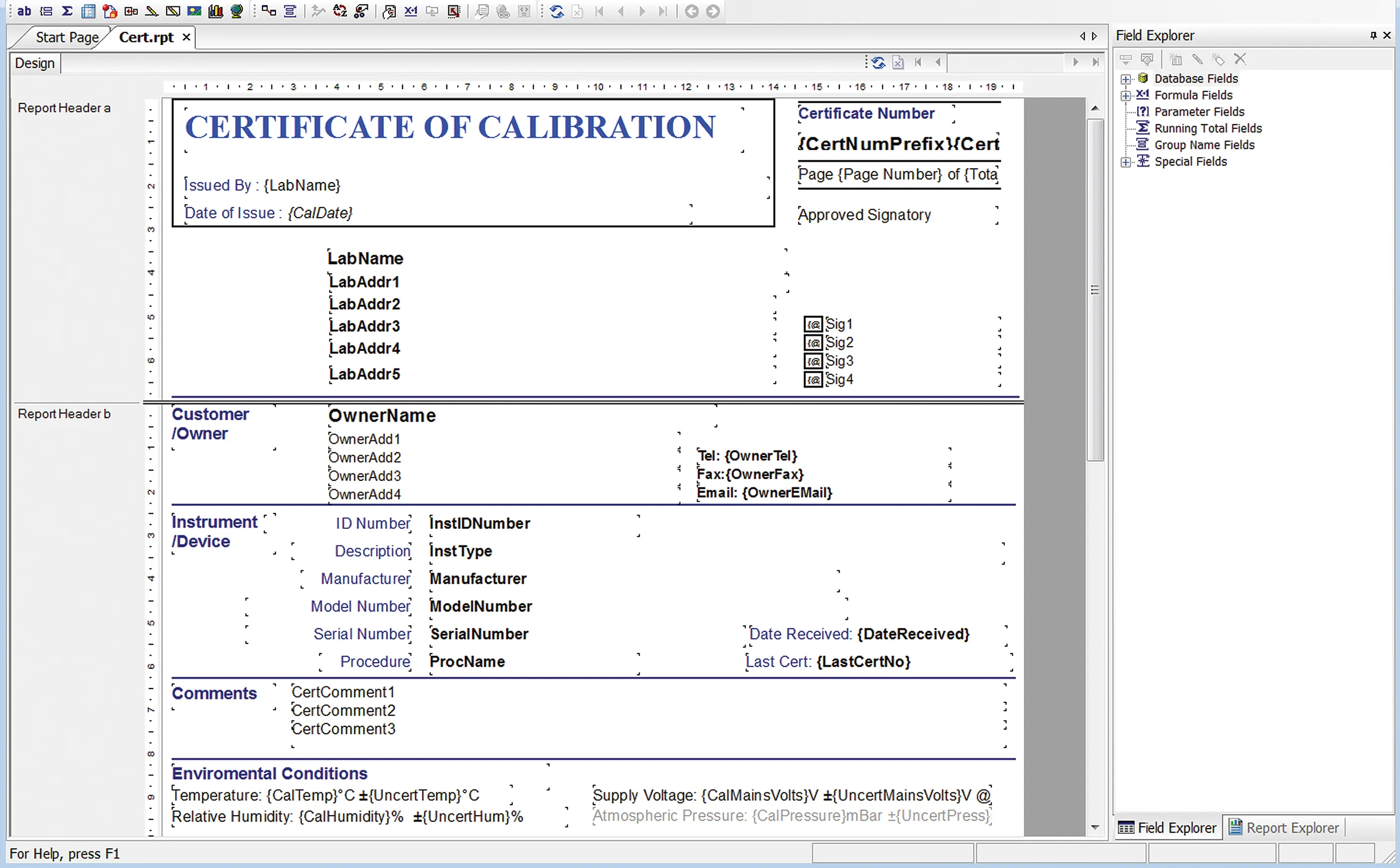Crystal Reports Software