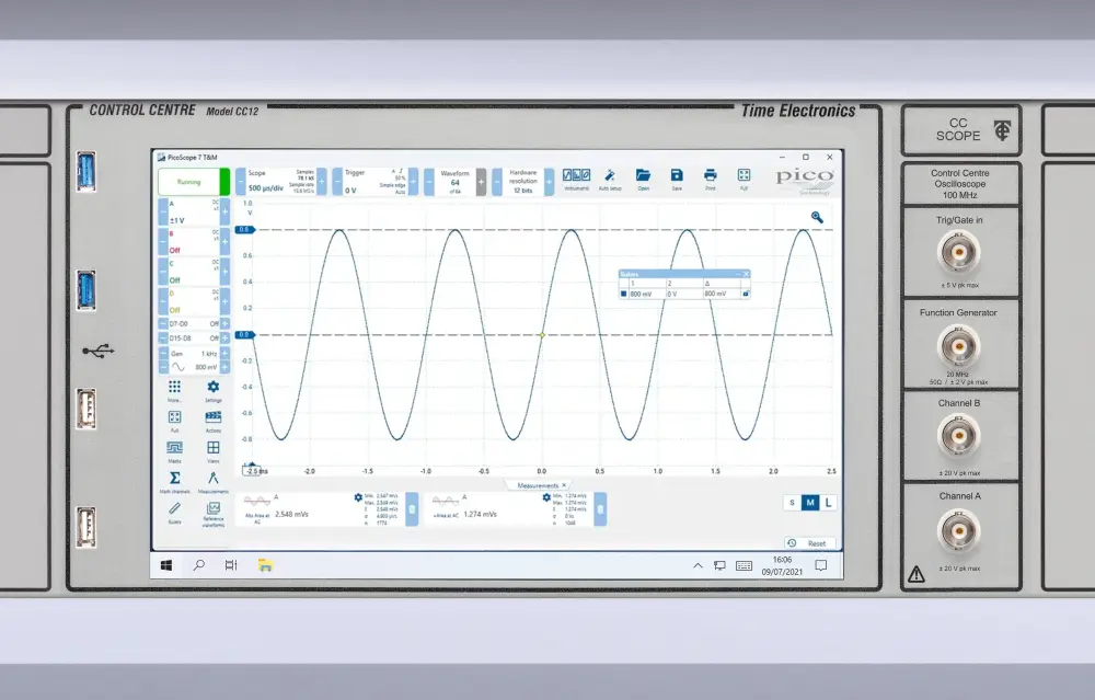 CCSCOPE-52XX Control Centre Oscilloscopes