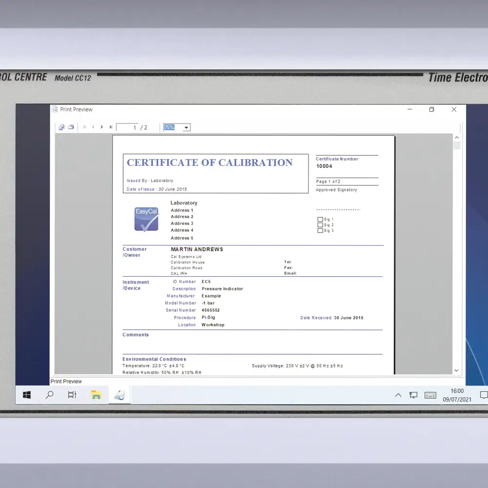 CC12 Control Centre Module