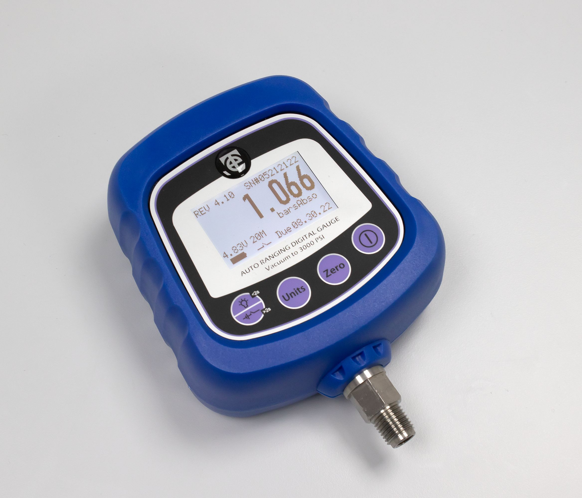 7078 Manómetro digital de rango automático | Time Electronics