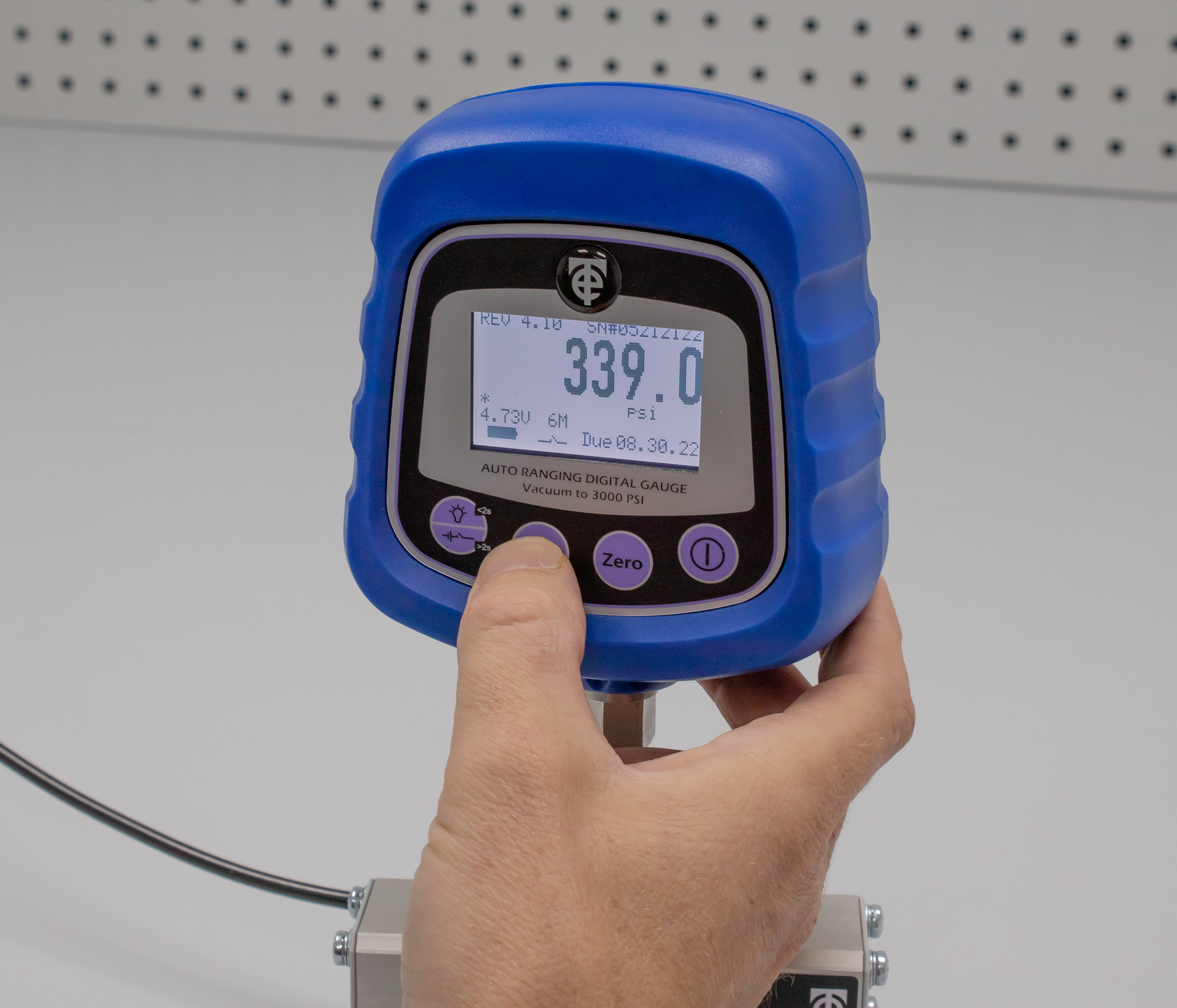 7078 Manómetro digital de rango automático | Time Electronics