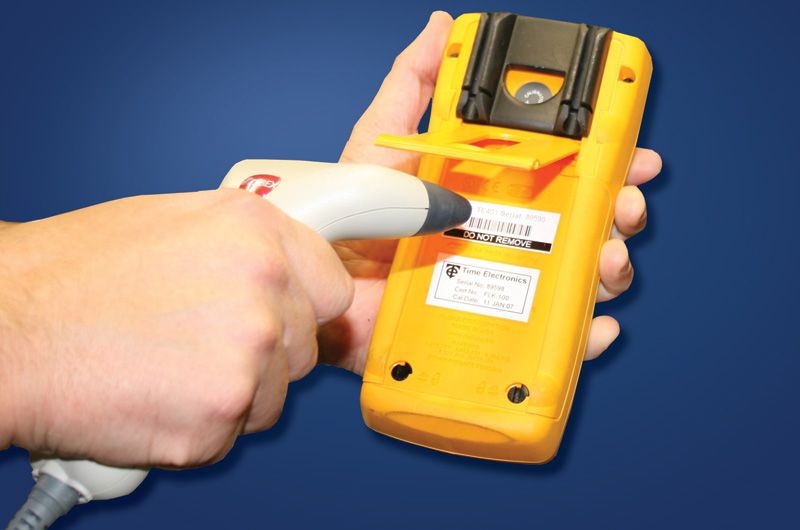 Quick instrument identification with bar code reader