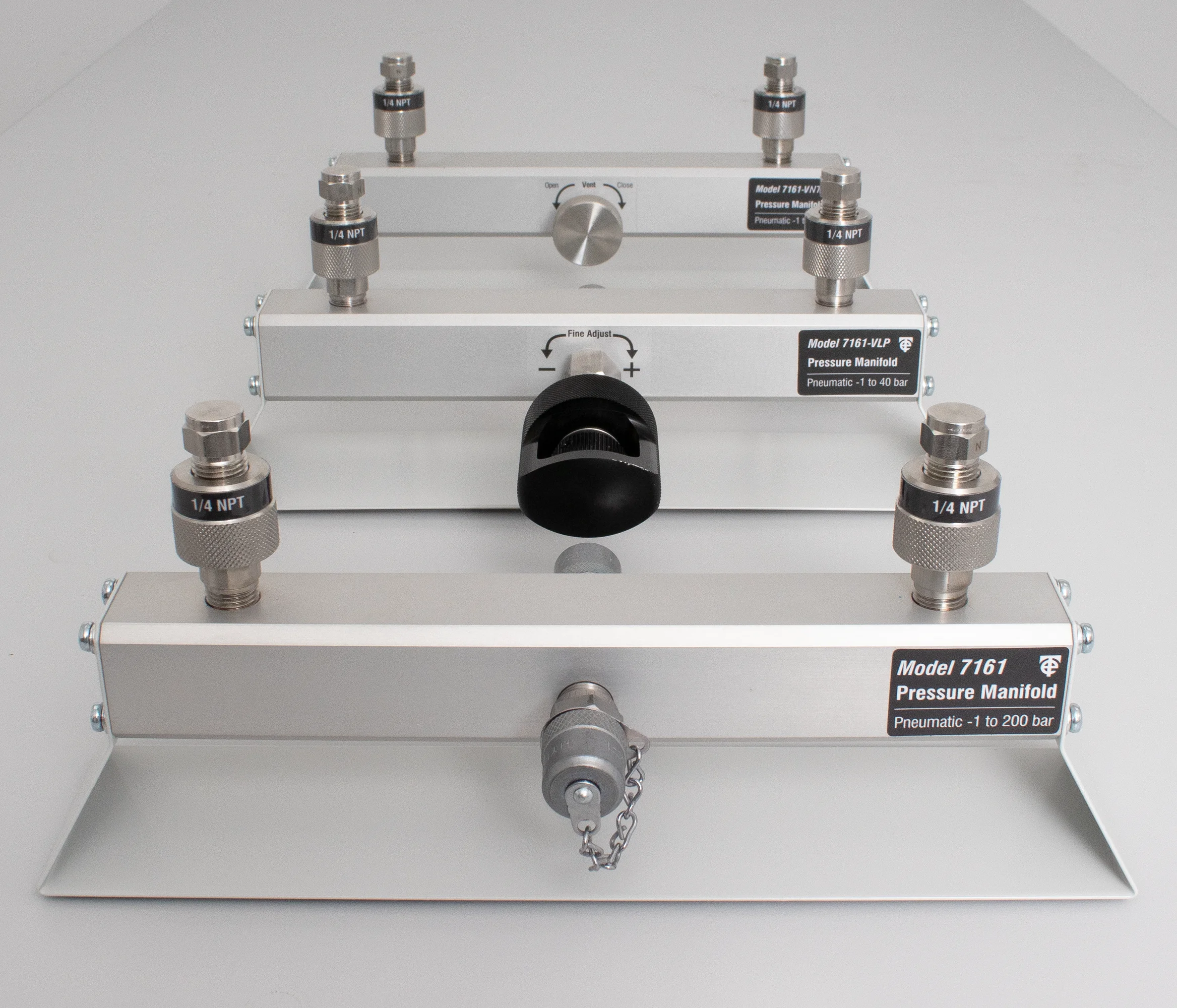 7161 Dual Port Pneumatic Manifold Time Electronics